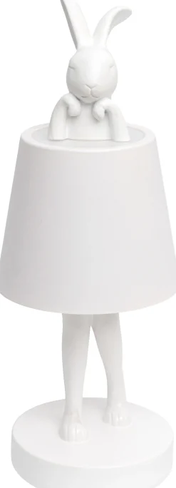 Lampa stołowa Rabbit LED 29 cm biała