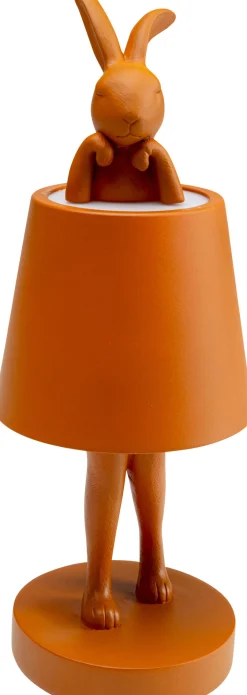 Lampa stołowa Rabbit LED 29 cm pomarańczowa