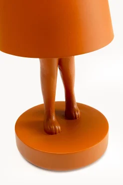 Lampa stołowa Rabbit LED 29 cm pomarańczowa