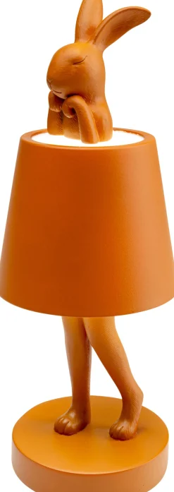 Lampa stołowa Rabbit LED 29 cm pomarańczowa