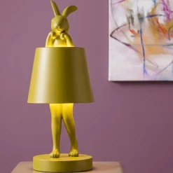 Lampa stołowa Rabbit LED 29 cm zielona
