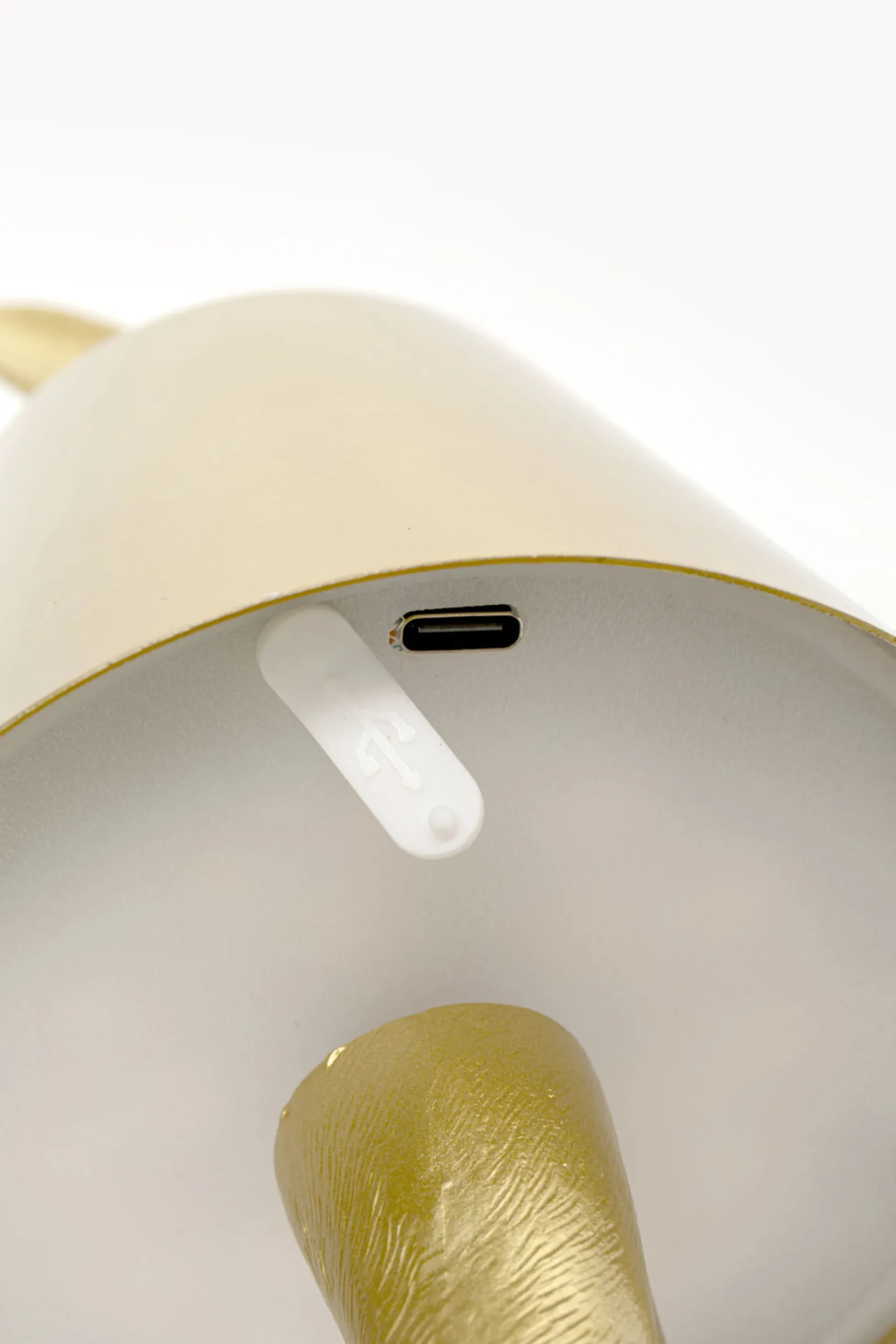 Lampa stołowa Rabbit LED 29 cm złota