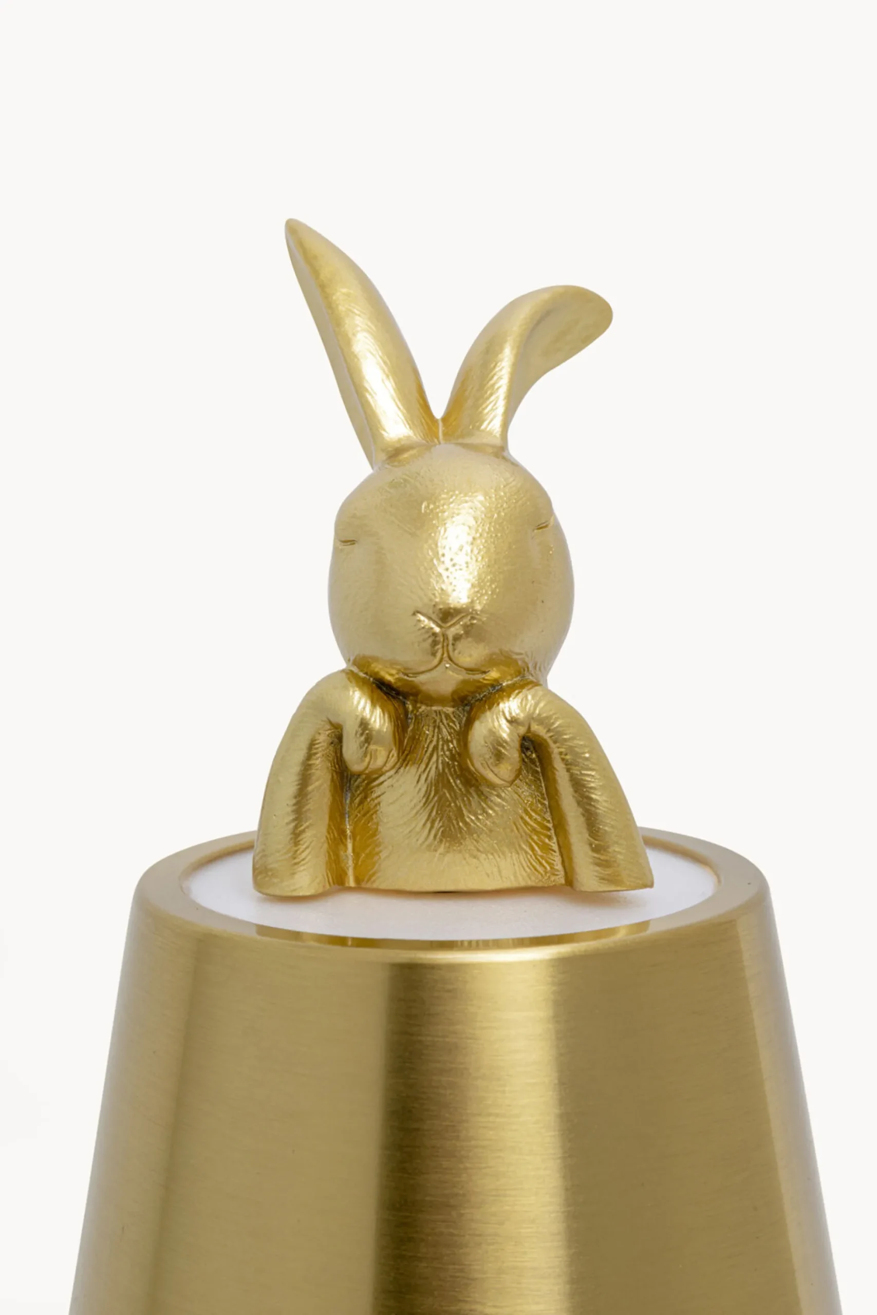 Lampa stołowa Rabbit LED 29 cm złota