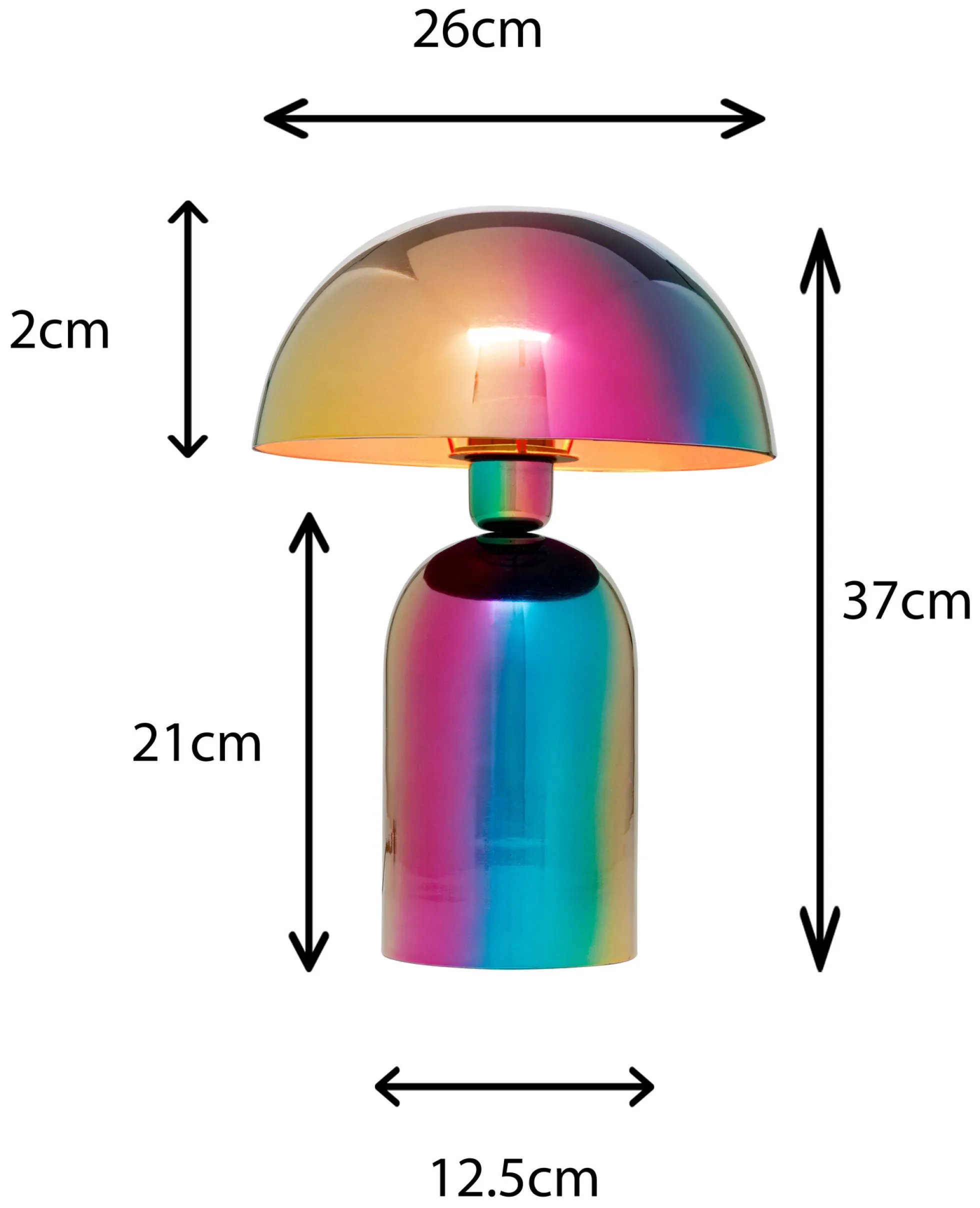 Lampa Stołowa Rainbow 37cm