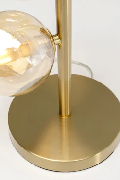 Lampa Stołowa Scala Balls Mosiężna 54cm