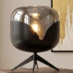 Lampa stołowa Smoke Goblet Ball