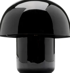 Lampa stołowa stalowa grzybek kolor czarny Ø20x20 cm