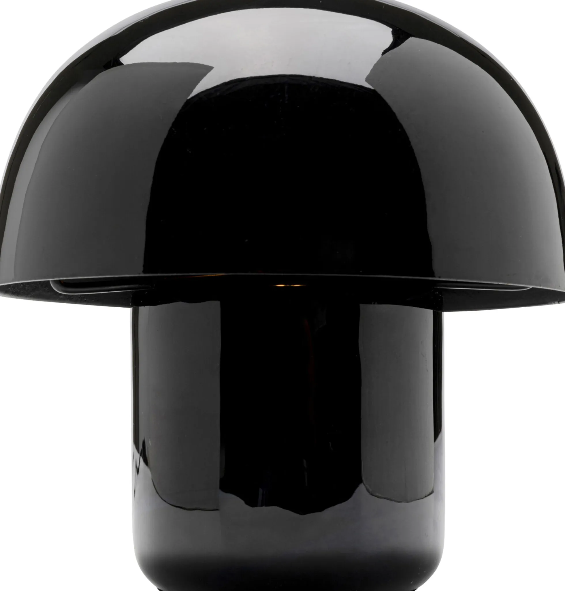 Lampa stołowa stalowa grzybek kolor czarny Ø20x20 cm