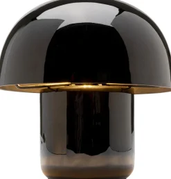 Lampa stołowa stalowa grzybek kolor czarny Ø20x20 cm
