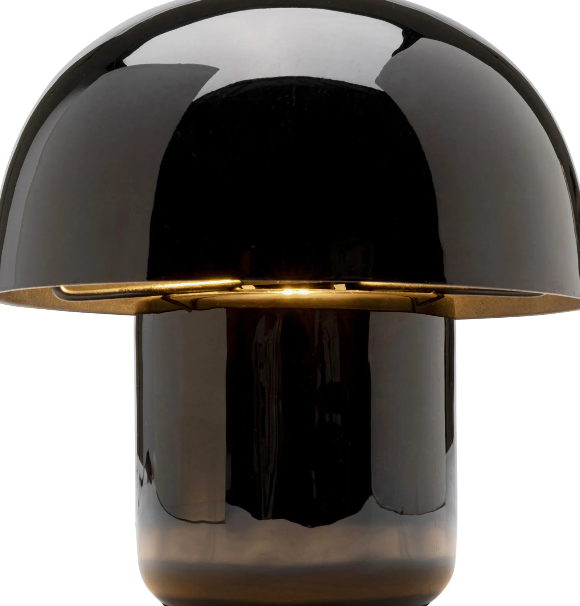 Lampa stołowa stalowa grzybek kolor czarny Ø20x20 cm
