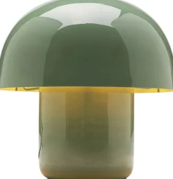 Lampa stołowa stalowa grzybek kolor miętowy Ø20x20 cm