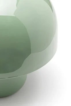 Lampa stołowa stalowa grzybek kolor miętowy Ø20x20 cm