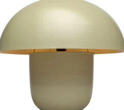Lampa stołowa stalowa grzybek kolor jasnozielony Ø50x44 cm