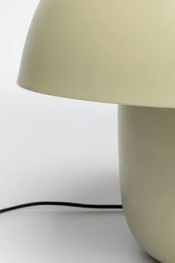 Lampa stołowa stalowa grzybek kolor jasnozielony Ø50x44 cm