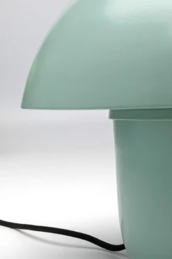 Lampa stołowa stalowa grzybek kolor miętowy Ø29x27 cm