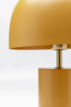 Lampa stołowa stalowa w kolorze curry Ø25x38 cm