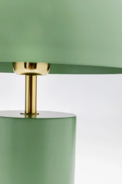 Lampa stołowa stalowa w kolorze miętowym Ø25x38 cm