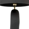 Lampa stołowa stalowa w kolorze czarnym 48 cm
