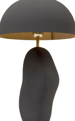 Lampa stołowa stalowa w kolorze czarnym 48 cm