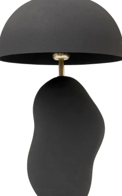 Lampa stołowa stalowa w kolorze czarnym 48 cm