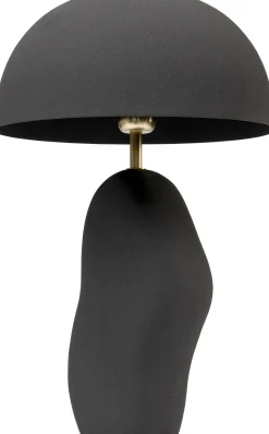 Lampa stołowa stalowa w kolorze czarnym 48 cm