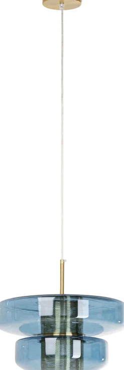 Lampa wisząca Arcadia niebieska Ø34cm