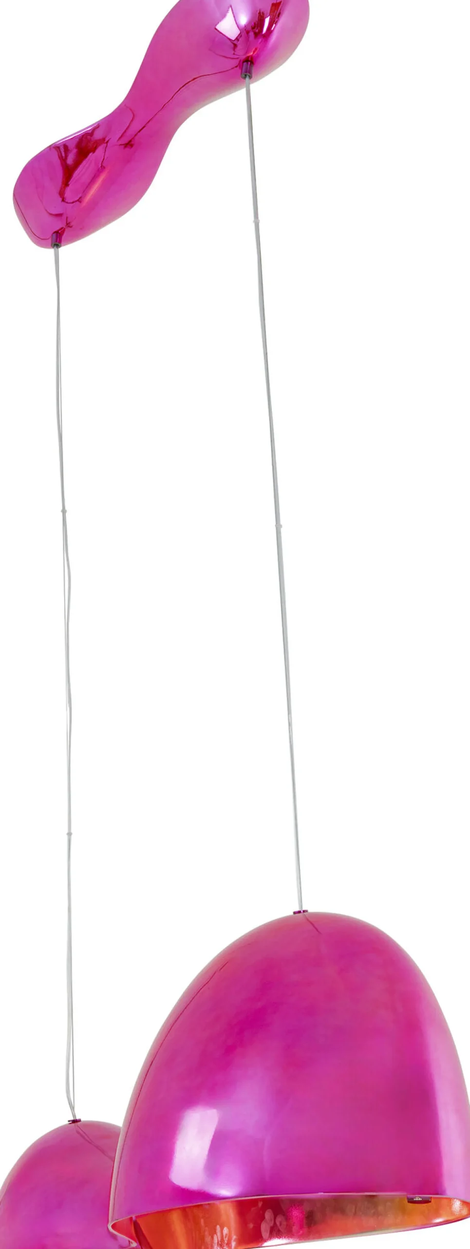 Lampa wisząca Cloud Beam Double różowa 100cm