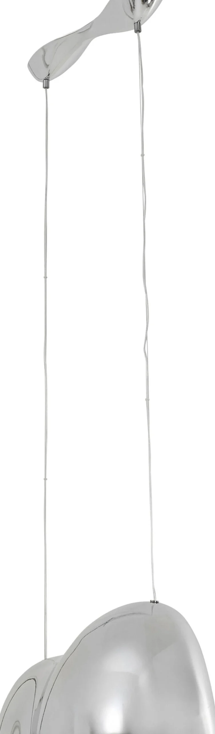 Lampa wisząca Cloud Beam Double srebrna 70cm