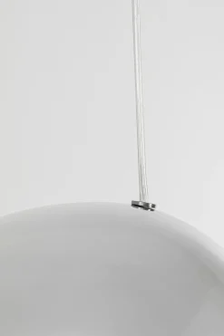 Lampa wisząca Cloud Beam Double srebrna 70cm