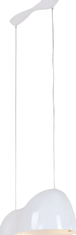 Lampa wisząca Cloud Beam Double biała 70cm
