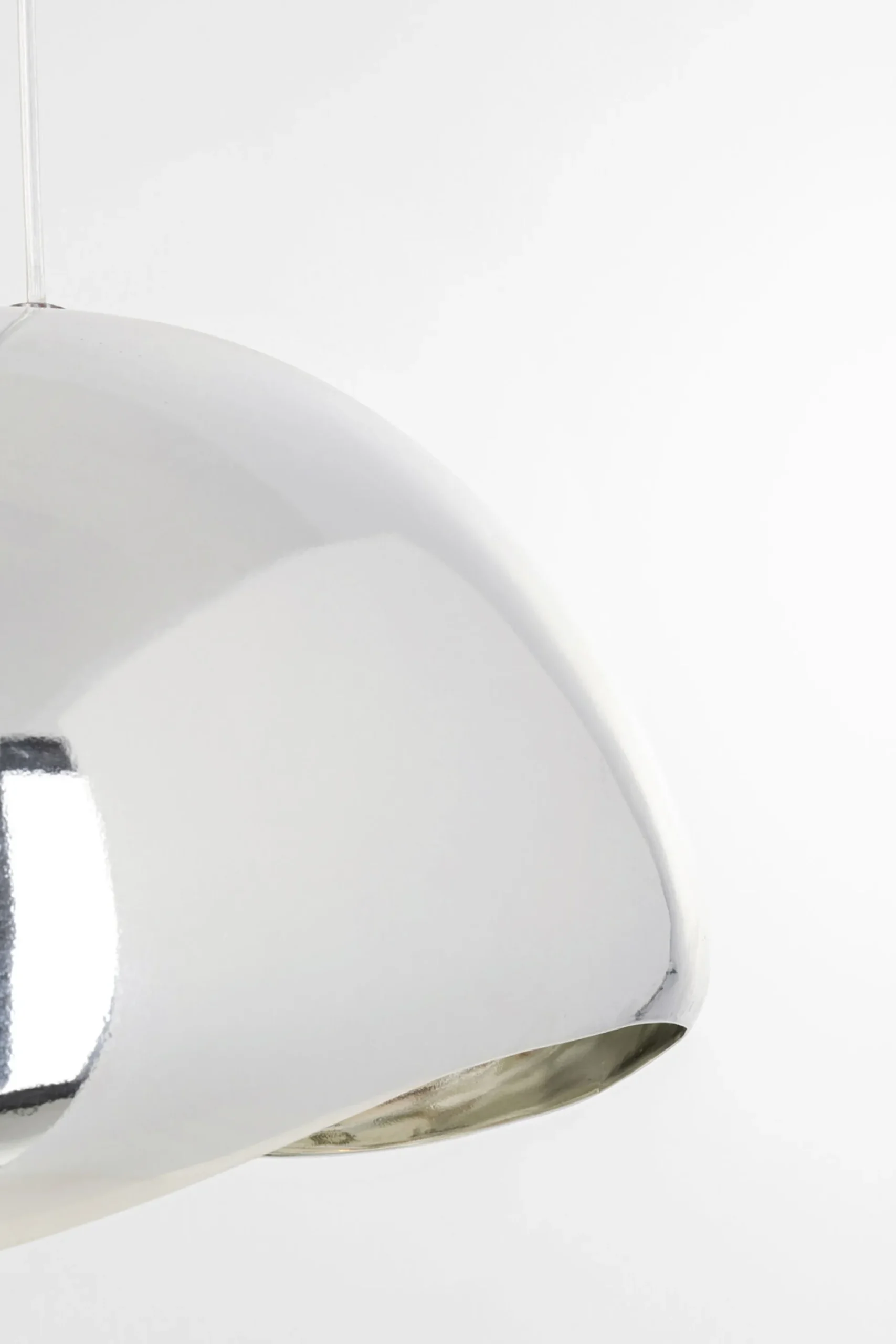 Lampa wisząca Cloud Beam srebrna 45cm