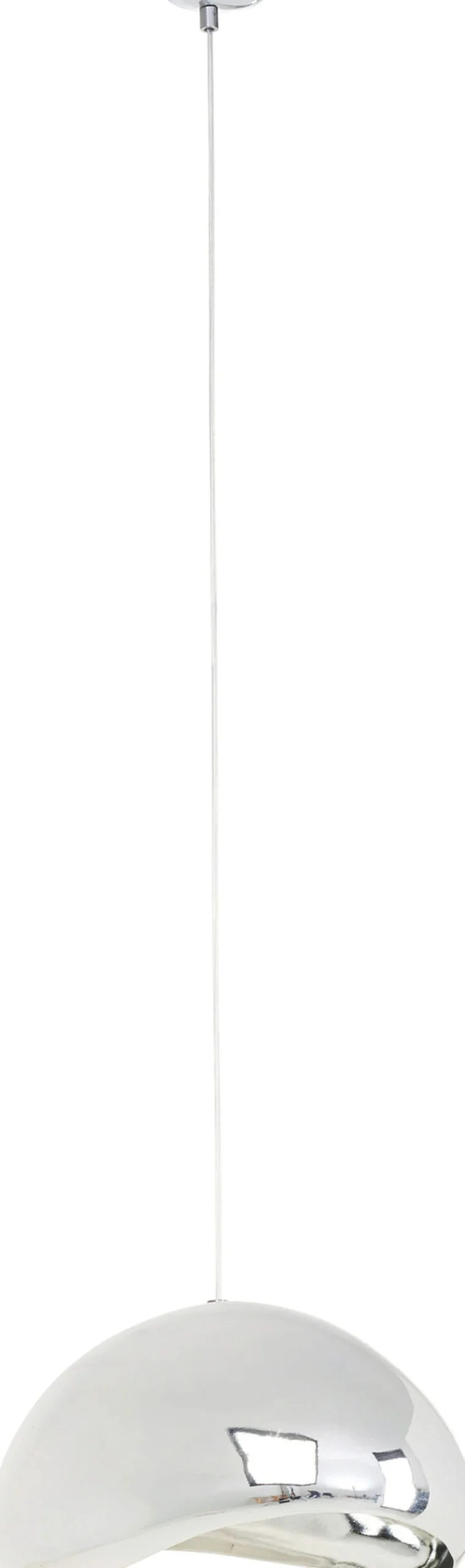 Lampa wisząca Cloud Beam srebrna 45cm