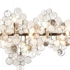 Lampa wisząca Clouds Clear 102x61 cm szara