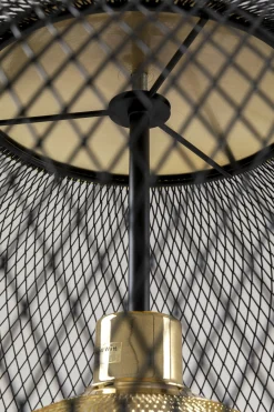 Lampa wisząca Grato Ø45 cm czarno-złota