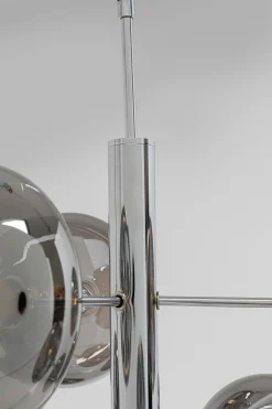 Lampa wisząca Headlight 53x61 cm srebrna - klosze szklane