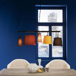 Lampa wisząca Parecchi 107x37 cm kolorowa