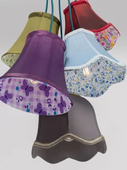 Lampa wisząca Saloon Flowers 5L 45x110 cm kolorowa