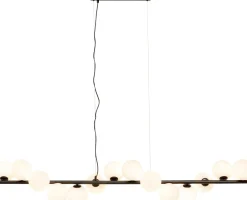 Lampa wisząca Scala Balls Milky Black 150cm