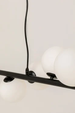 Lampa wisząca Scala Balls Milky Black 150cm