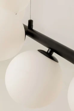 Lampa wisząca Scala Balls Milky Black 150cm