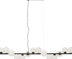 Lampa wisząca Scala Balls Milky Black 150cm