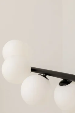 Lampa wisząca Scala Balls Milky Black 150cm