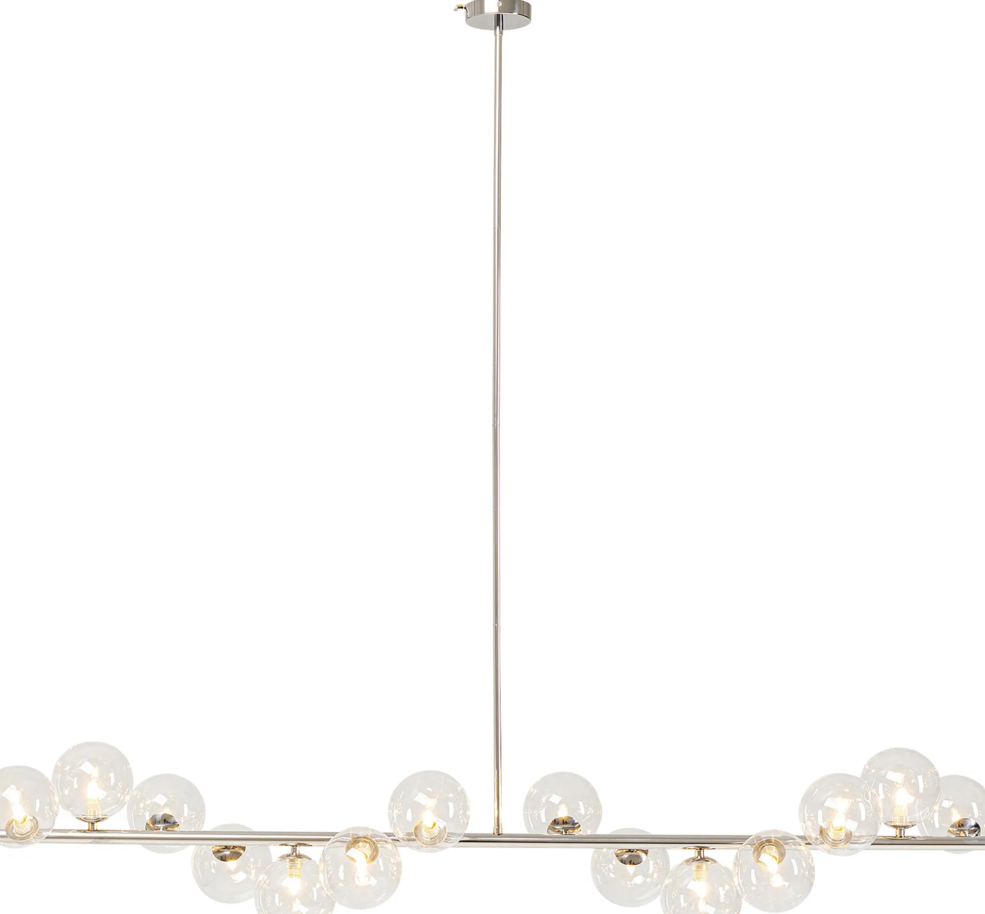 Lampa wisząca Scala Balls 155x138 cm chromowa