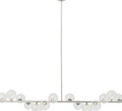 Lampa wisząca Scala Balls 155x138 cm chromowa
