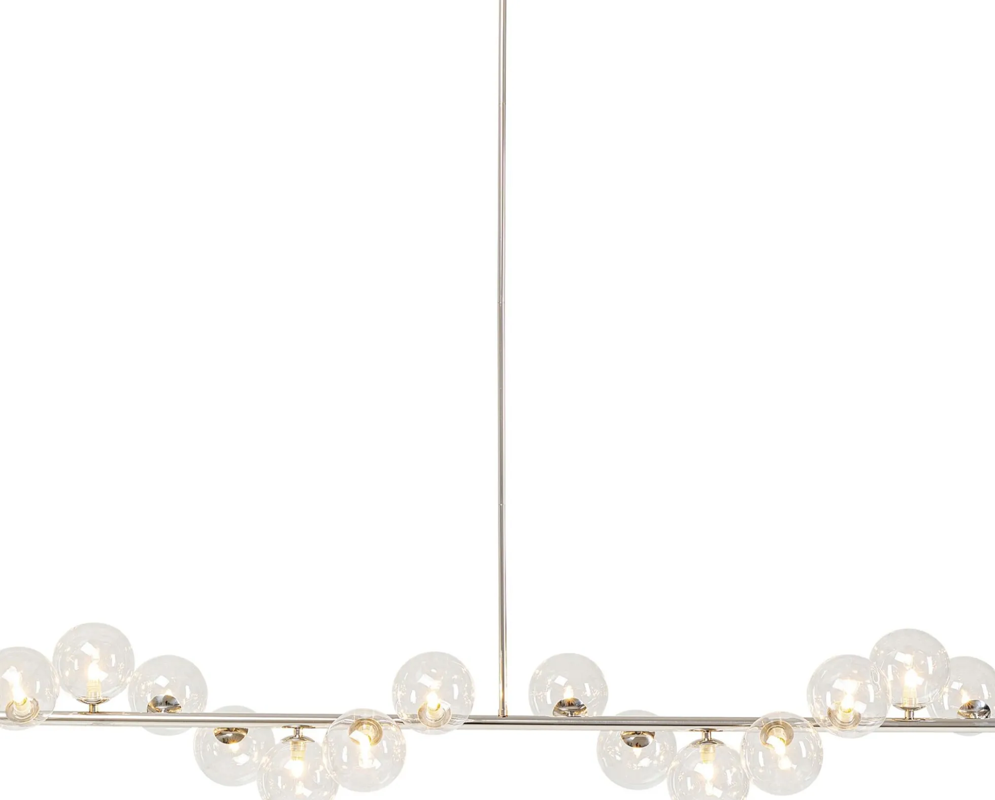 Lampa wisząca Scala Balls 155x138 cm chromowa