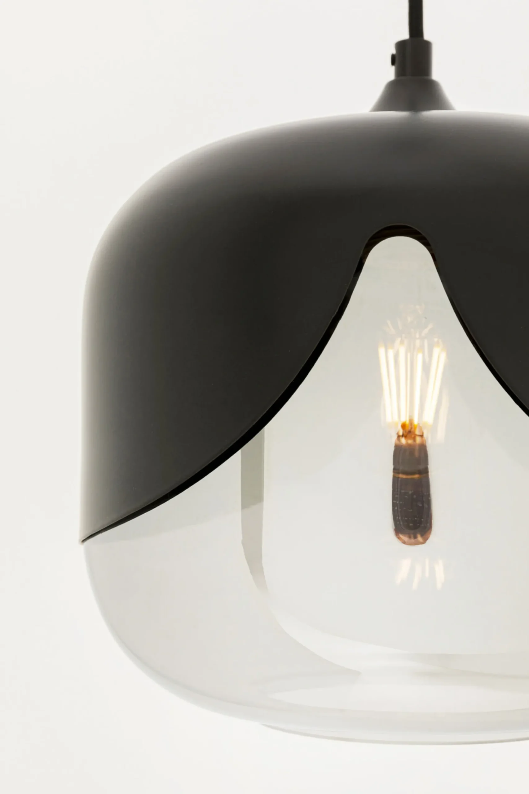 Lampa wisząca Smoke Goblet Ø25cm