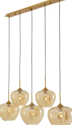 Lampa wisząca Sphere bursztynowa Five 160cm