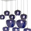 Lampa wisząca Sphere nocny niebieski 160cm