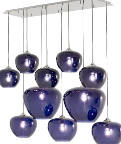 Lampa wisząca Sphere nocny niebieski 160cm