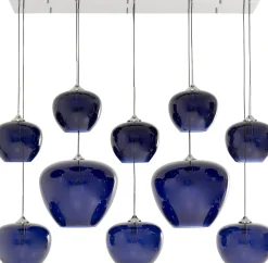 Lampa wisząca Sphere nocny niebieski 160cm